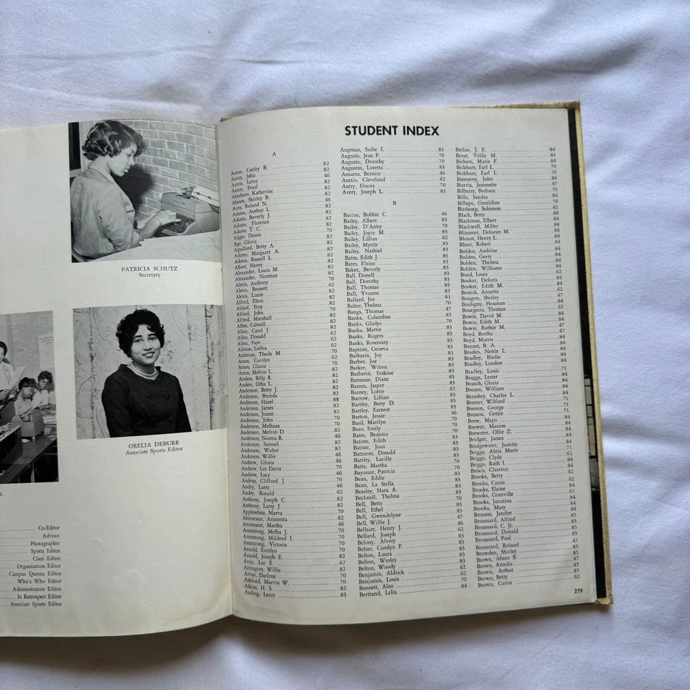 1961 Southern University A&M College Yearbook Baton Rouge HBCU Black History